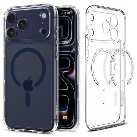 SPIGEN ULTRA HYBRID MAG MAGSAFE IPHONE 17 PRO MAX CLEAR/DEEP BLUE