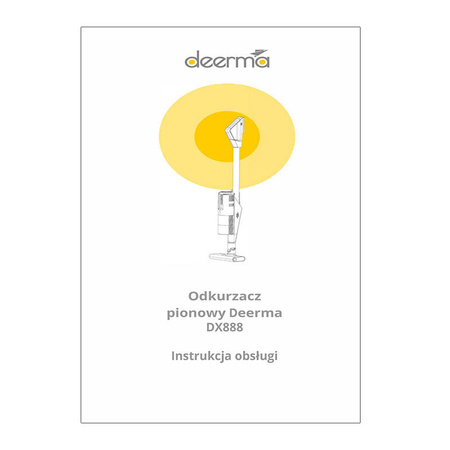 DEERMA ODKURZACZ PIONOWY DX888 DO DOMU I MIESZKANIA Z FUNKCJĄ ZMIANY TRYBÓW
