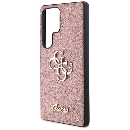 GUESS POKROWIEC FIXED GLITTER BIG 4G METAL LOGO DO SAMSUNG GALAXY S25 ULTRA