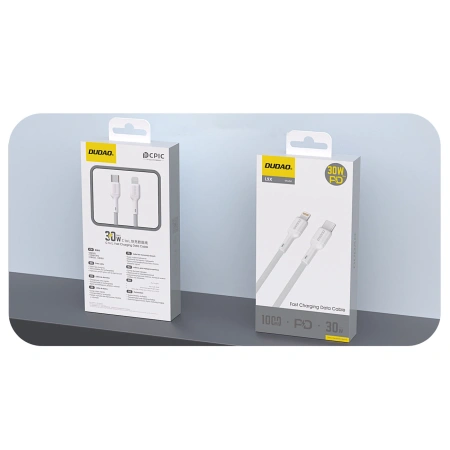 DUDAO KABEL L9X 30W USB-C DO LIGHTNING IPHONE 11 12 13 14 1M Z SZYBKIM