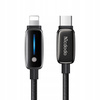 MCDODO ŁADOWARKA KABEL USB-C DO IPHONE LIGHTNING SZYBKIE ŁADOWANIE 1M LED
