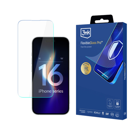3MK FLEXIBLEGLASS SZKŁO DO APPLE IPHONE 16 PRO MAX OCHRONA EKRANU Z WYSOKĄ