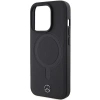 Etui Mercedes Smooth Leather MagSafe do iPhone 15 Pro - czarne