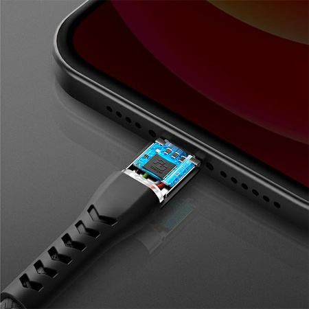 ENERGEA KABEL NYLOFLEX USB-C DO LIGHTNING DO IPHONE 1.5M MFI SZYBKIE
