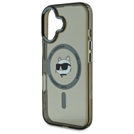 KARL LAGERFELD ETUI HARDCASE DO IPHONE 16 DO MAGSAFE METAL CHOUPETTE HEAD