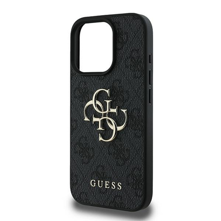 GUESS ETUI HARDCASE POKROWIEC CASE DO IPHONE 16 PRO BIG LOGO CZARNY