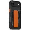 Etui Skinarma Haxa do iPhone Air Magnetic Charging + Grip Stand grafitowy