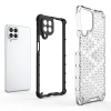 HURTEL ETUI POKROWIEC HONEYCOMB DO SAMSUNG GALAXY M53 5G Z ŻELOWĄ RAMKĄ