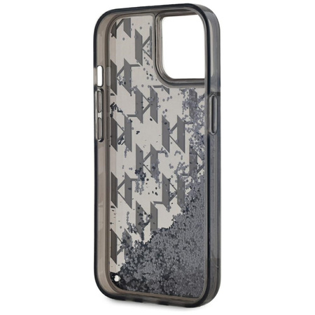 KARL LAGERFELD ETUI LIQUIDE GLITTER MONOGRAM GRADIENT DO IPHONE 15 OCHRONNE