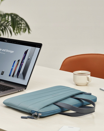 INNOSTYLE DAMSKA TORBA NA LAPTOPA 14 WODOODPORNA CARRYLITE SLIM ZIELONA