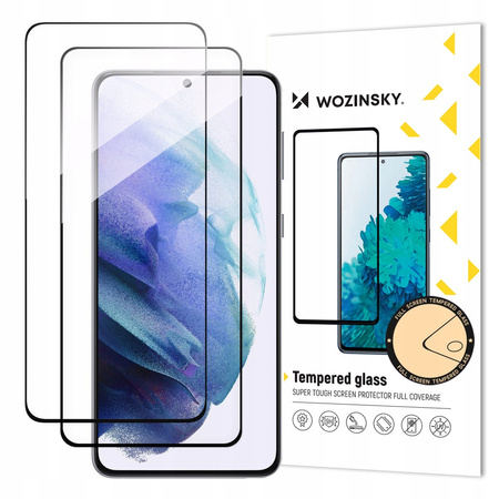 WOZINSKY SZKŁO HARTOWANE FULL GLUE 9H DO SAMSUNG GALAXY S23+ Z CZARNĄ RAMKĄ