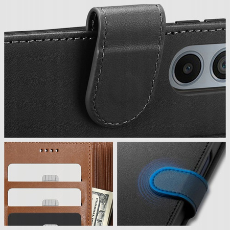 TECH-PROTECT ETUI WALLET DO XIAOMI REDMI 12C POKROWIEC ELEGANCKI OCHRONA