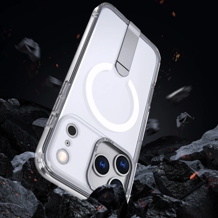 HURTEL ETUI HYBRID ARMOR X DO IPHONE 17 PRO MAX Z PODSTAWKĄ MAGNETYCZNE