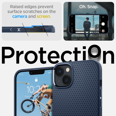 SPIGEN CASE LIQUID AIR DO IPHONE 14 MAGNETYCZNE OCHRONNE ETUI Z AKCESORIAMI