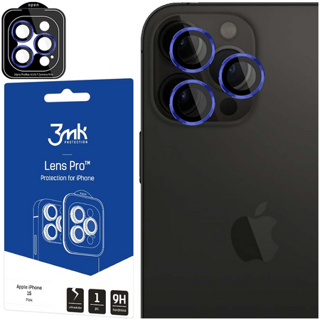 3MK LENS PROTECTION PRO DO APPLE IPHONE 15 PRO OCHRONA OBIEKTYWU SZKŁO