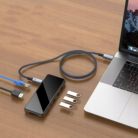 TECH-PROTECT KABEL USB 4.0 DO USB-C 8K 40GBPS PD240W DO SZYBKIEGO ŁADOWANIA