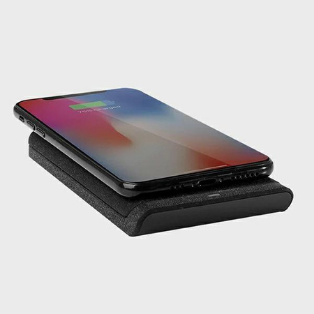 Etui Uniq Ład. indukcyjna Vertex Duo 2in1 15W Fast charge - szare