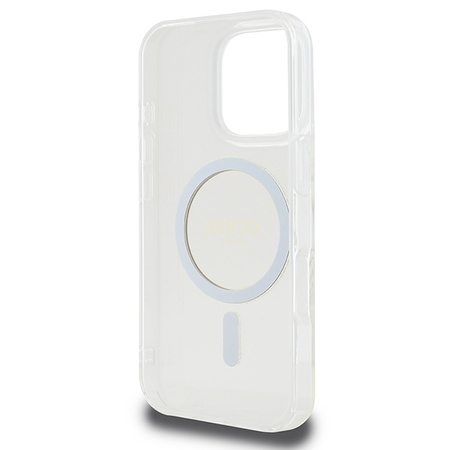 GUESS CASE HARDCASE DO IPHONE 16 PRO MAX 6.9 DO MAGSAFE IML PRZEŹROCZYSTE