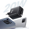 USAMS ŁADOWARKA ZE ZWIJANYM KABLEM USB-C DO TELEFONÓW IPHONE 11 12 13 14 15