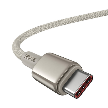 BASEUS KABEL USB-C DO USB-C 100W PD DO TELEFONÓW 1M ZŁOTY SZYBKIE ŁADOWANIE