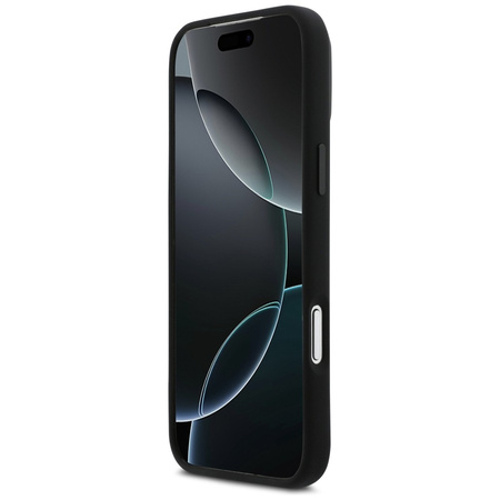 Etui BMW M Silicon Horizontal Line       MagSafe do iPhone 17 Pro Max czarny
