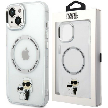 Karl Lagerfeld KLHMP14MHNKCIT iPhone 14 Plus 6,7" hardcase transparent Iconic Karl&Choupette Magsafe