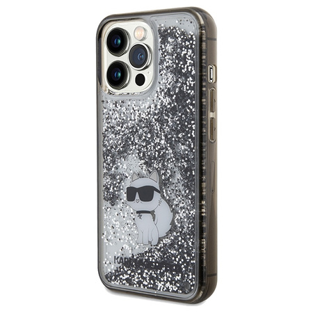 KARL LAGERFELD POKROWIEC HARDCASE DO IPHONE 13 PRO MAX 6.7 Z LIQUID GLITTER