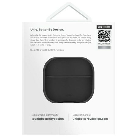 UNIQ etui Lyden DS AirPods 4             czarny/dallas black