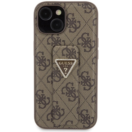 GUESS CASE DO IPHONE 15 14 13 6.1 HARDCASE GRIP STAND 4G Z TRIANGLE STRASS
