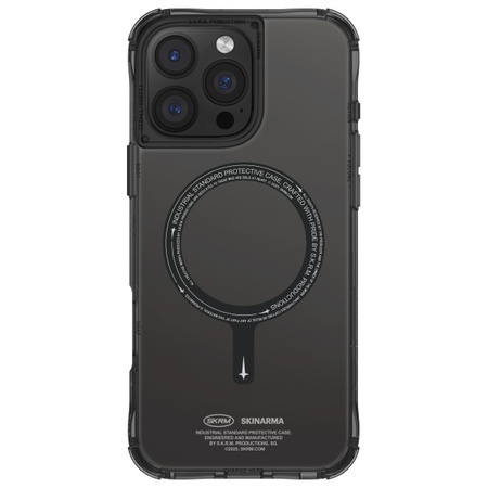 Skinarma etui Saido iPhone 16 Pro 6.3 Magnetic Charging czarny/black