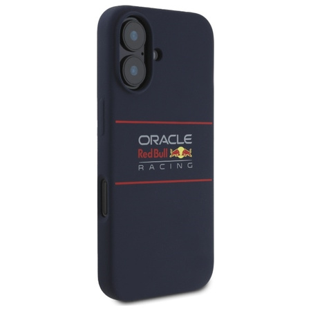 Red Bull RBHMP16S24SIHSRV iPhone 16 6.1 hardcase granatowy/navy Silicone Horizontal Logo MagSafe