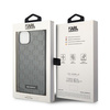 Karl Lagerfeld KLHCP14SSAKLHPG iPhone 14 6,1" hardcase szary/grey Saffiano Mono Metal Logo