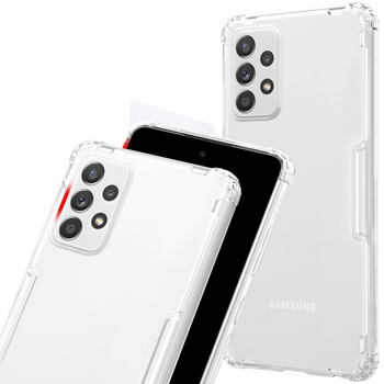 Nillkin Nature żelowe etui pokrowiec ultra slim Samsung Galaxy A72 4G przezroczysty