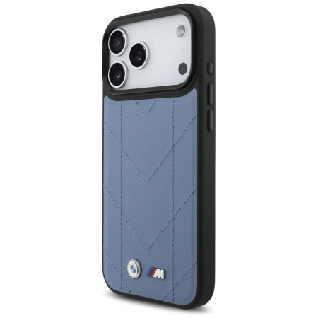 BMW ETUI M QUILTED LOGO DO IPHONE 17 PRO MAX MAGSAFE ELEGANCKIE OCHRONA