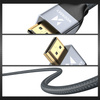 Wozinsky kabel HDMI 2.1 8K 60 Hz 48 Gbps / 4K 120 Hz / 2K 144 Hz 1 m srebrny (WHDMI-10)