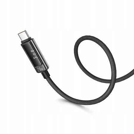 MCDODO KABEL USB-C USB-C SZYBKIE ŁADOWANIE DO LAPTOPA USB TYP C 240W 1M LED