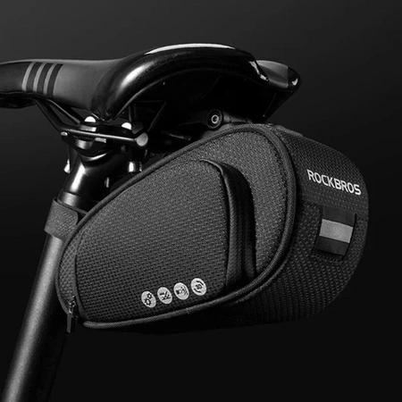 Torba rowerowa Rockbros C40 pod siodełko - czarna