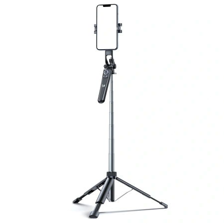 Selfie stick Wozinsky WC1Y70S teleskopowy tripod 1.7m z uchwytem na telefon - czarny