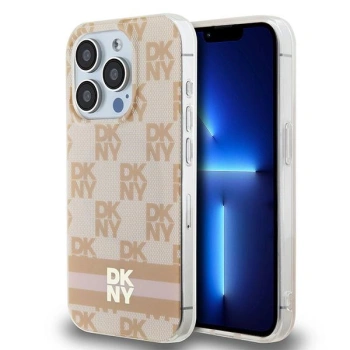 DKNY ETUI HARDCASE DO IPHONE 13 PRO MAX DO MAGSAFE Z WZOREM MONO CHECKERED