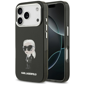 Etui Karl Lagerfeld IML Aquarelle Karl   & Logo MagSafe do iPhone 17 Pro czarny