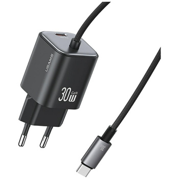 USAMS ŁADOWARKA 30W MINI DO TELEFONÓW 2xUSB-C DO IPHONE 12 13 14 15 PRO MAX