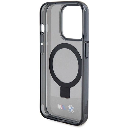 Etui BMW Ring Stand M Collection MagSafe na iPhone 15 Pro Max - czarne