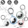 HURTEL ETUI NA APPLE AIRTAG WODOODPORNE DO AIRTAG 4 SZTUKI ZIELONE