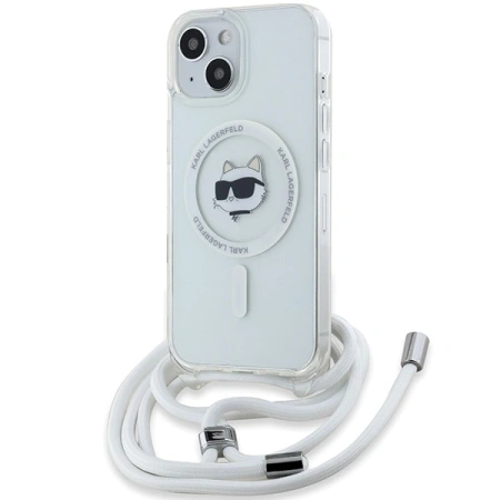KARL LAGERFELD CASE HARDCASE DO IPHONE 14 13 15 6,1 TRANSPARENT IML