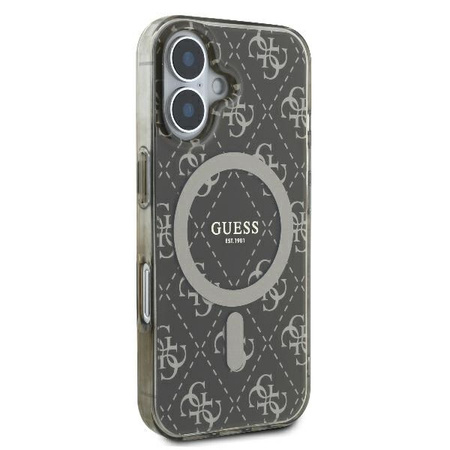 GUESS POKROWIEC HARDCASE DO IPHONE 16 6.1 DO MAGSAFE Z 4G BACKGROUND IML