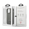 GUESS ETUI DO IPHONE 13 PRO MAX 6,7 Z TWARDEJ SKÓRY SAFIANO TRIANGLE LOGO
