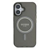 GUESS ETUI HARDCASE IML GLITTER CIRCLE DO MAGSAFE DO IPHONE 16 6.1