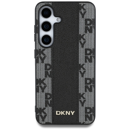 DKNY ETUI DO MAGSAFE DO SAMSUNG GALAXY S25 LEATHER CHECKERED PATTERN