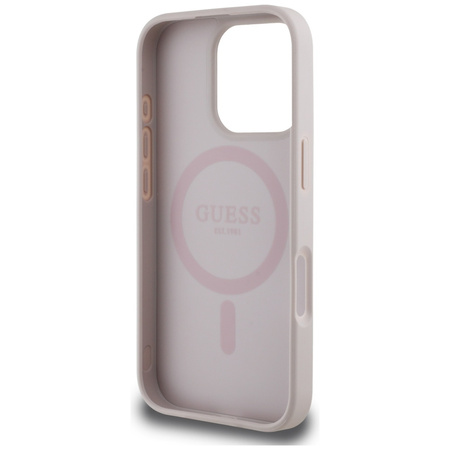 GUESS ETUI DO TELEFONU MAGNETYCZNE DO MAGSAFE IPHONE 16 PRO 4G CIRCLE LOGO