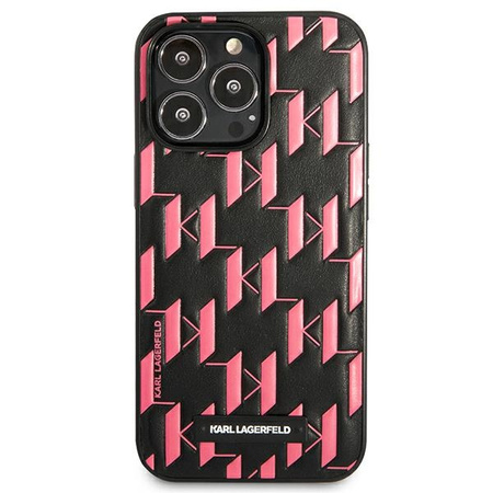 KARL LAGERFELD ETUI HARDCASE DO IPHONE 13 PRO 13 6,1 CALA MONOGRAM PLAQUE
